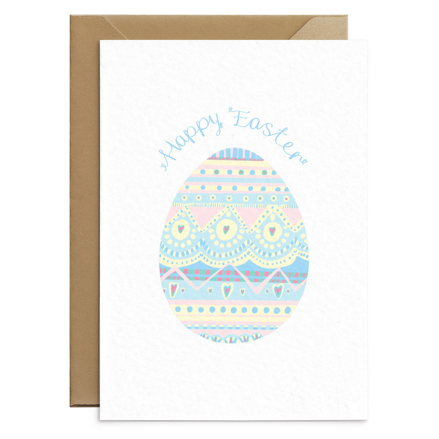Easter Egg Colourful Card - Poppins & Co.