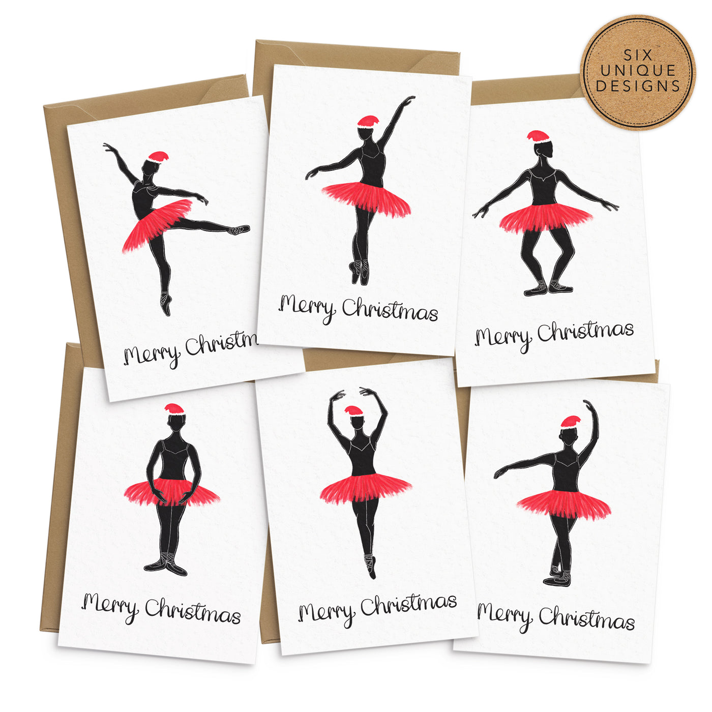 Ballet Christmas Card Set - Poppins & Co.