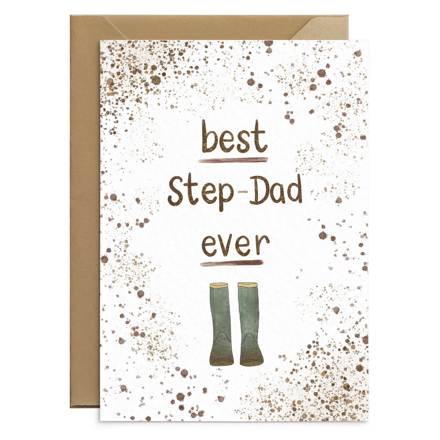 best step dad ever card - fathers day card - Poppins & Co.