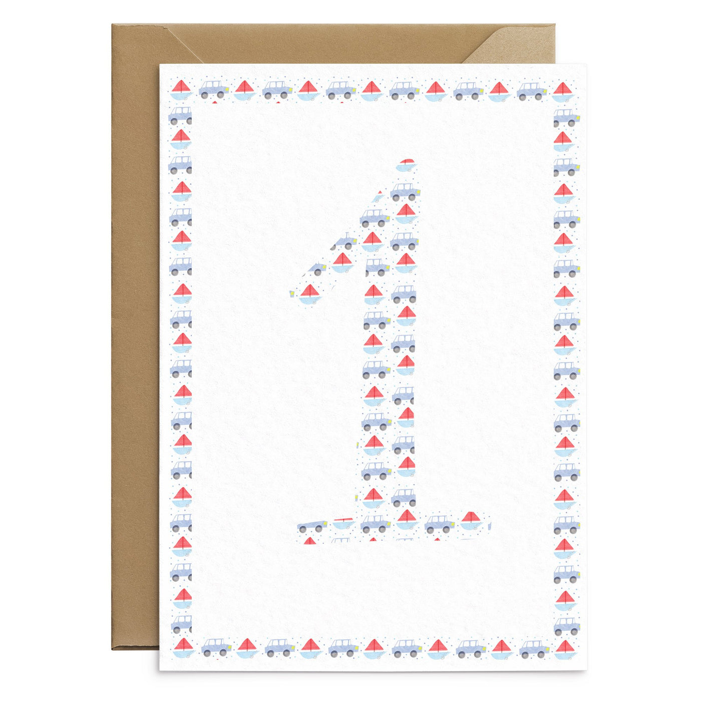 Boys Number Birthday Card - Poppins & Co. [Lovingly Handmade]