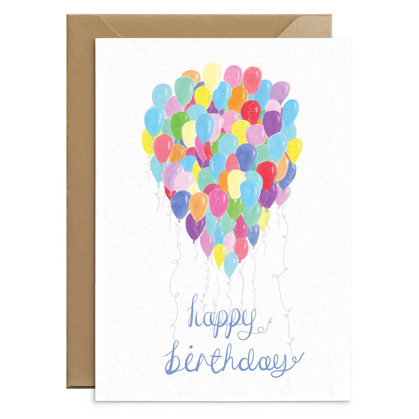 Colourful Balloons Birthday Card - Poppins & Co.