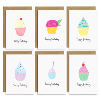 Cup Cake Birthday Card Set - Poppins & Co.