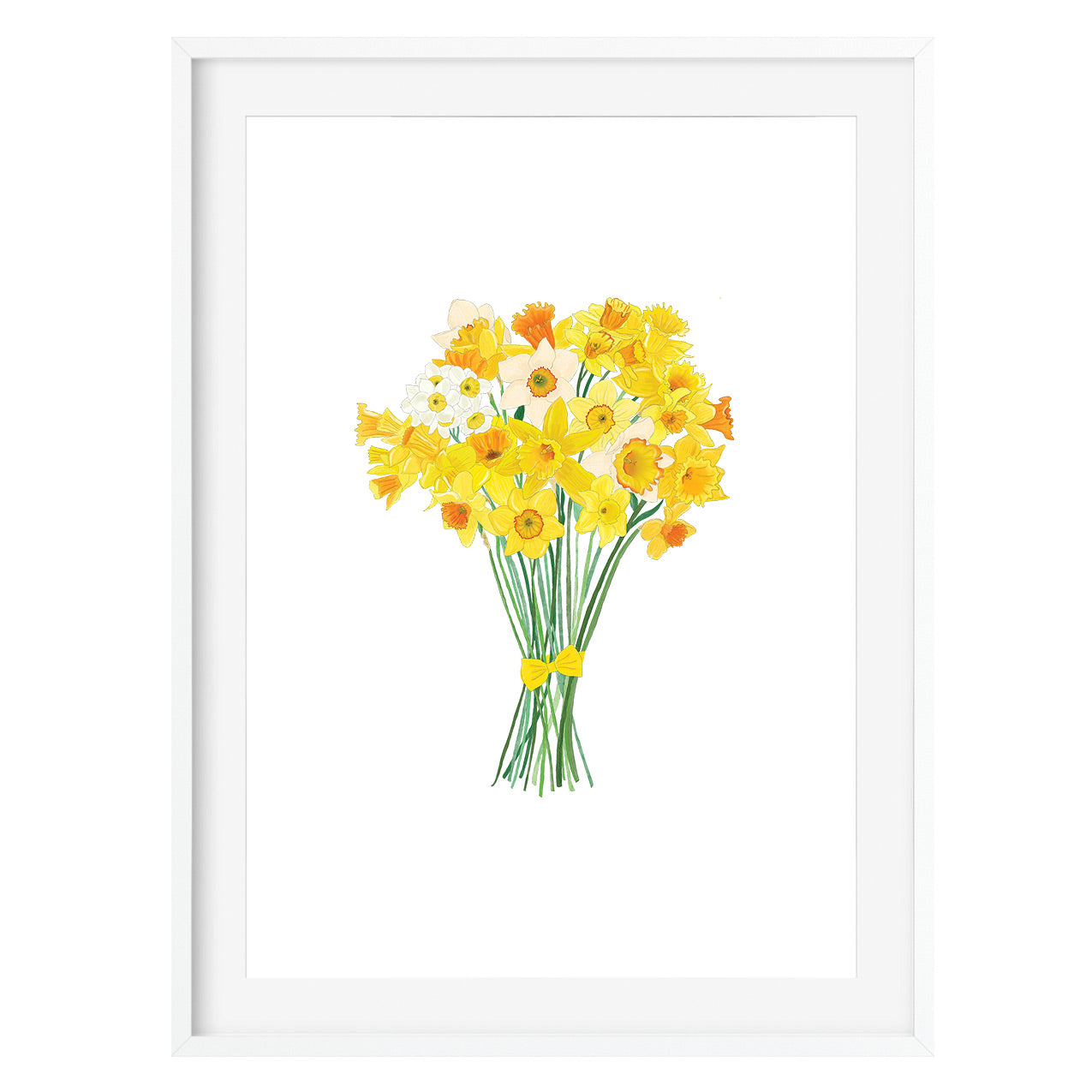 Daffodils Floral Art Print - Poppins & Co.