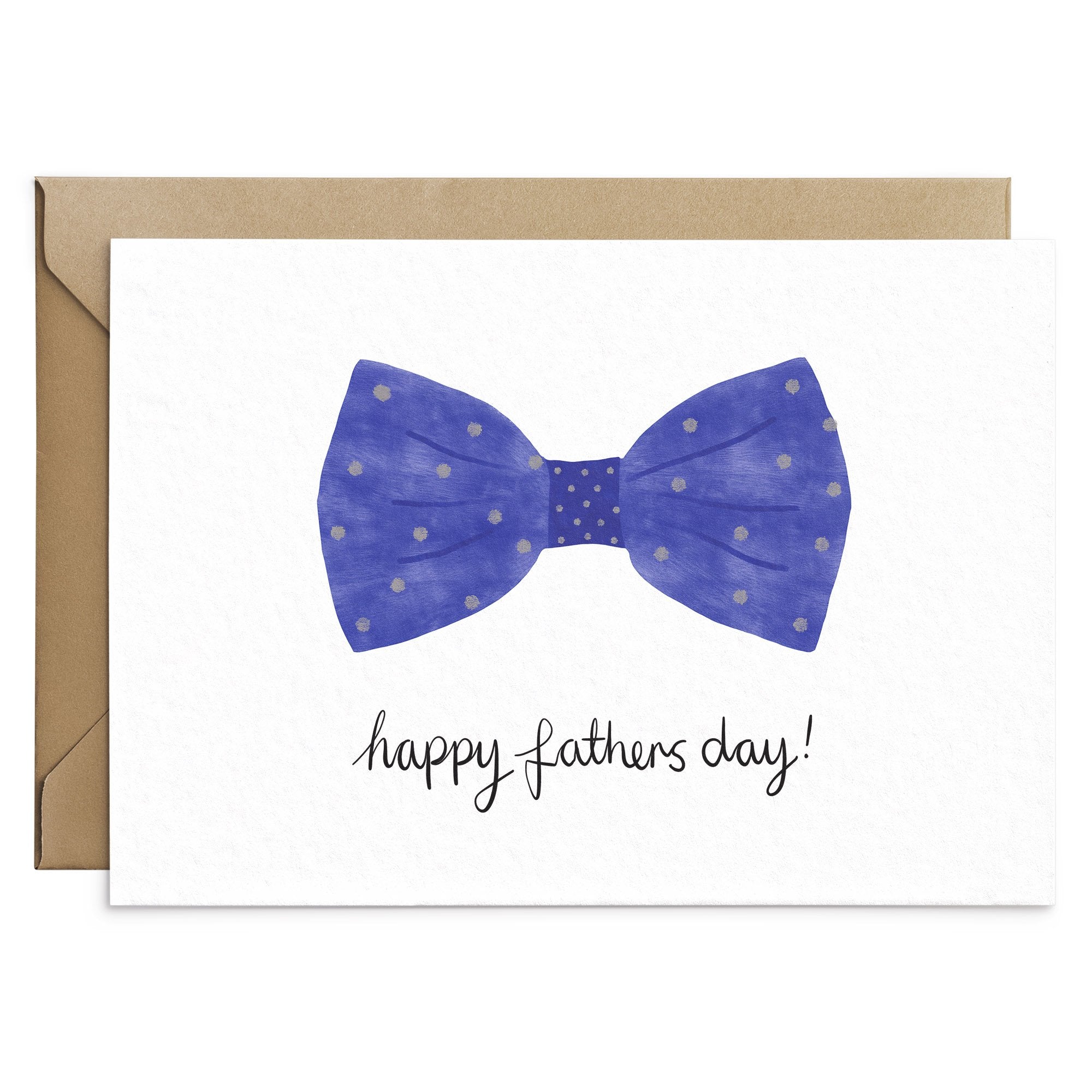 Bow Tie - Fathers Day Card - Poppins & Co. [Lovingly Handmade]