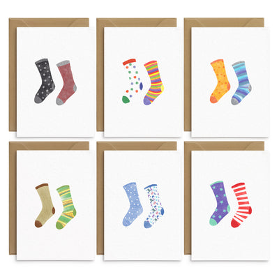 Odd Socks Note Cards Every Day Card Set - Poppins & Co.