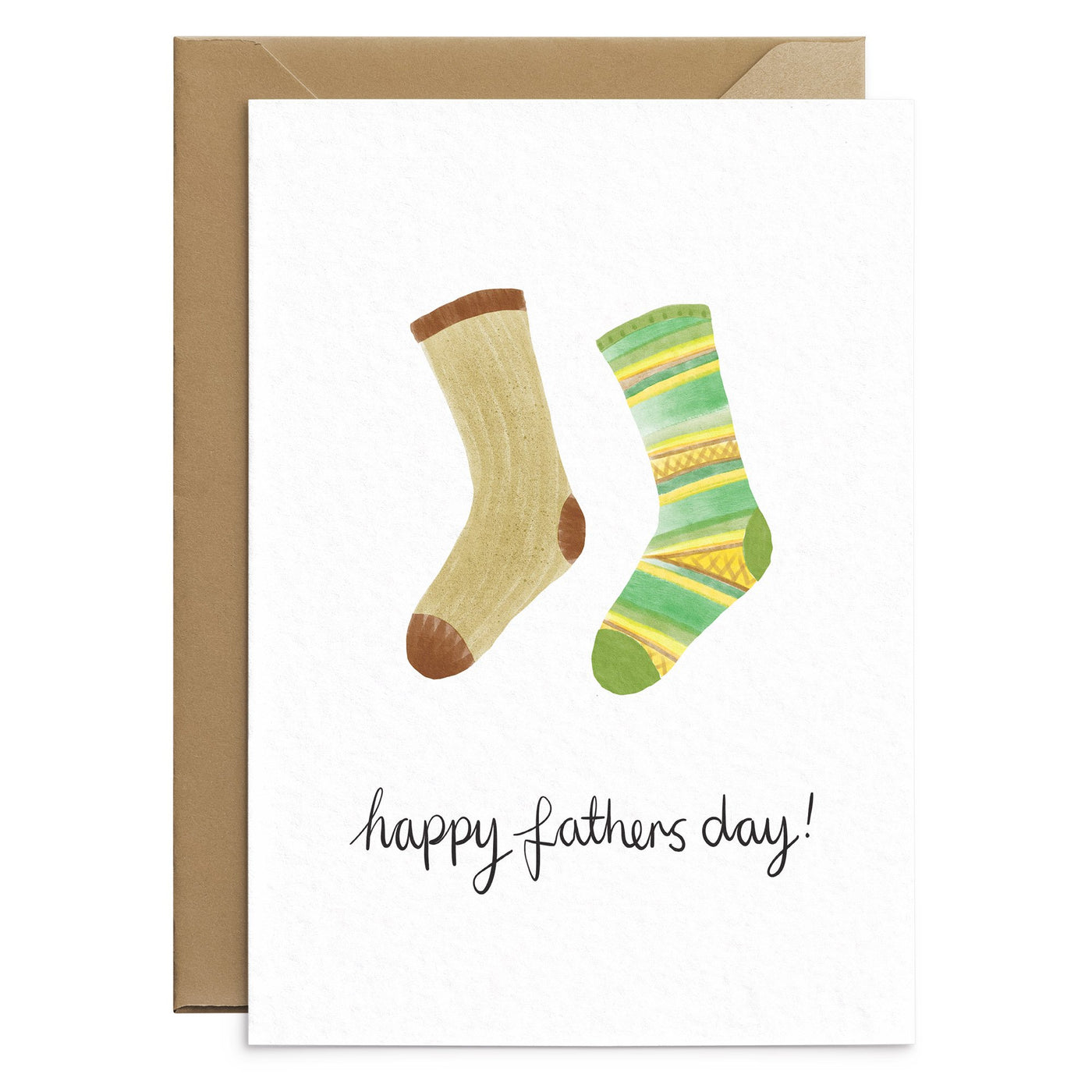 Whimsical Odd Socks Fathers Day Card - Poppins & Co.