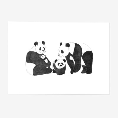Panda Art Print - Poppins & Co.