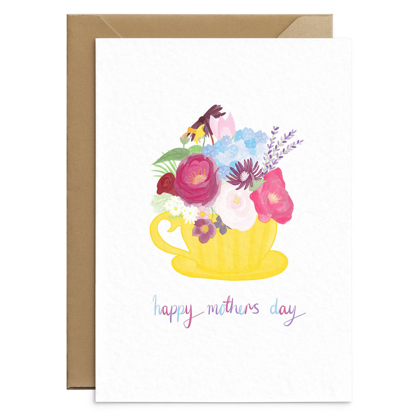 Mothers Day Bright Flowers Card - Poppins & Co.