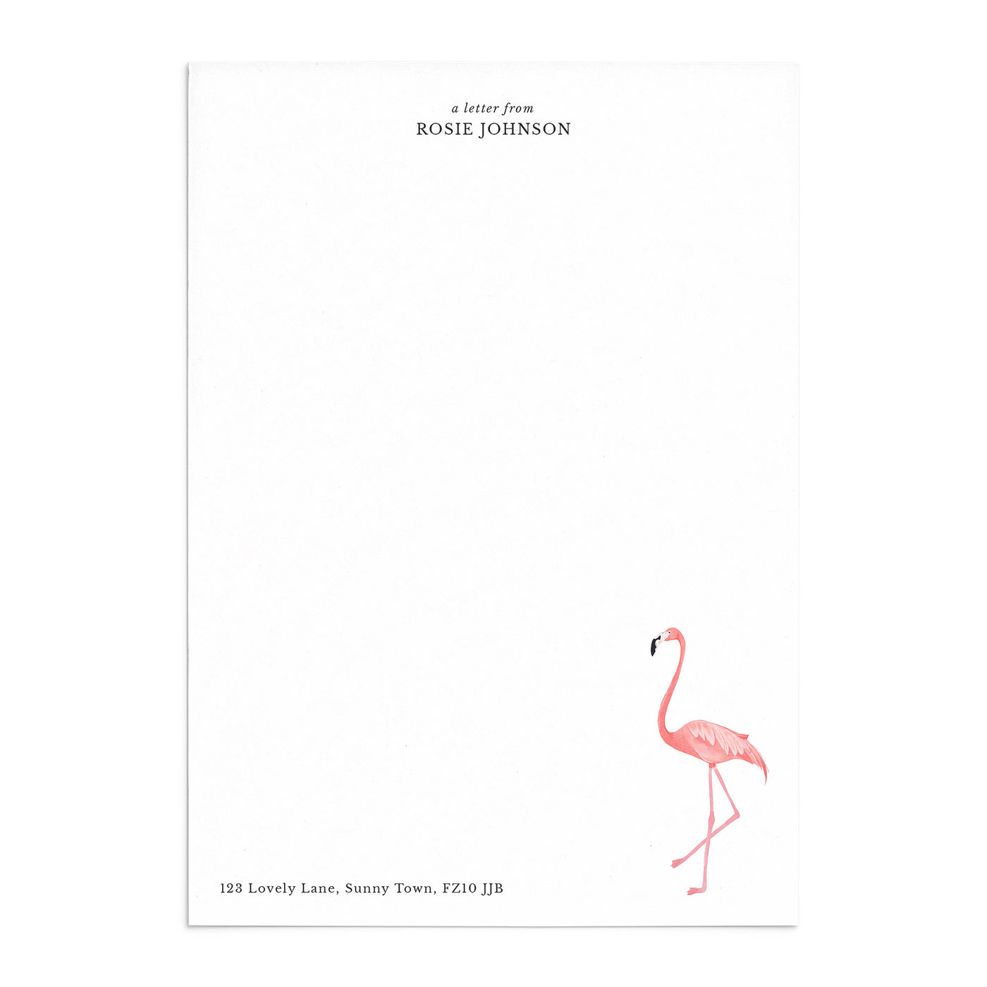 luxury personalised writing paper set - Poppins & Co.