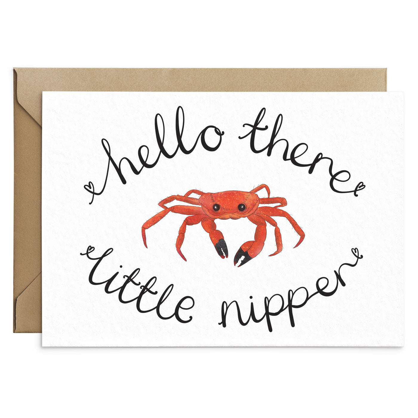 Hello-there-little-nipper-new-baby-new-parents-crab-greetings-card-poppins-and-co