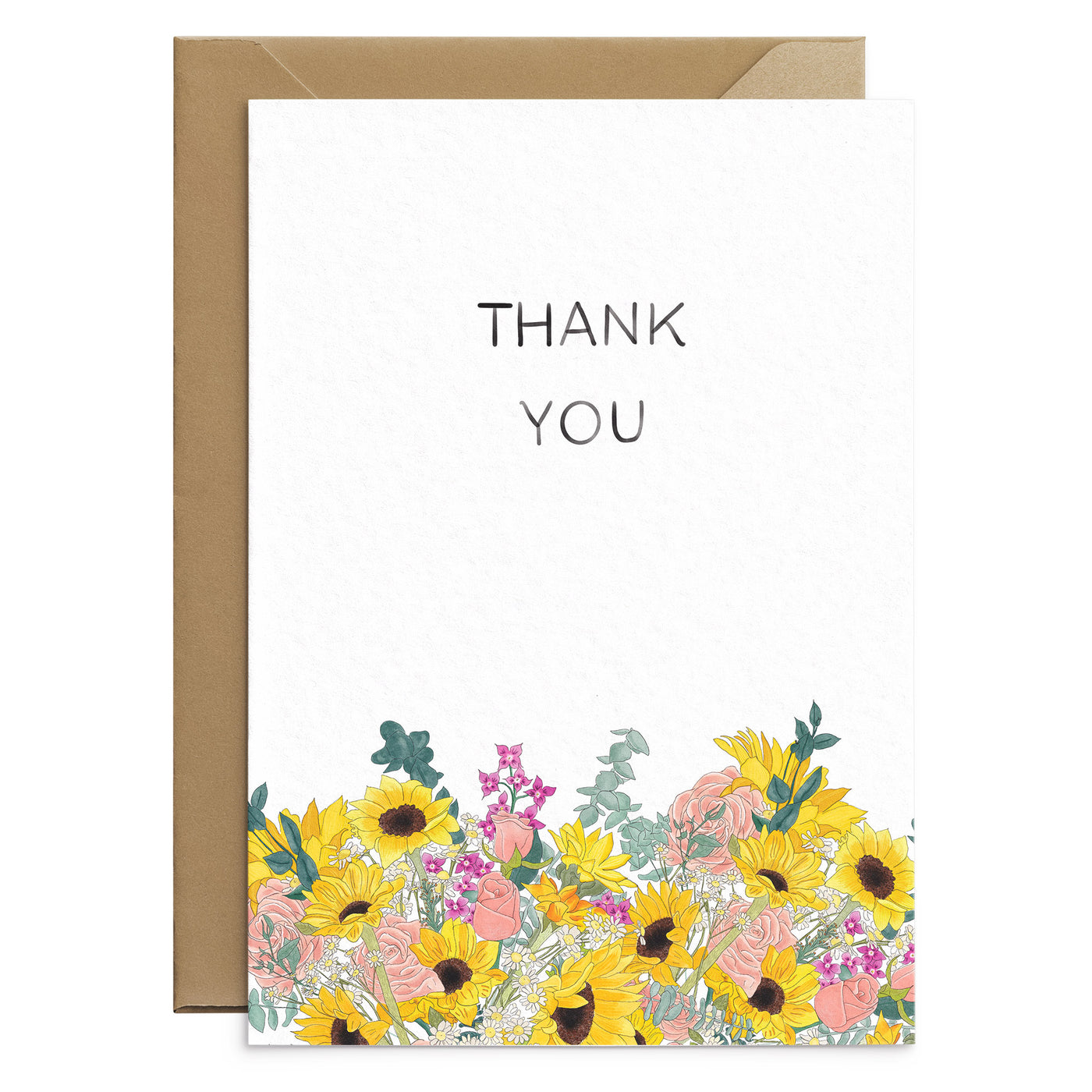 Sunflower-Themed-Thank-You-Card-Greetings-Card-Sets-Poppin-and-co