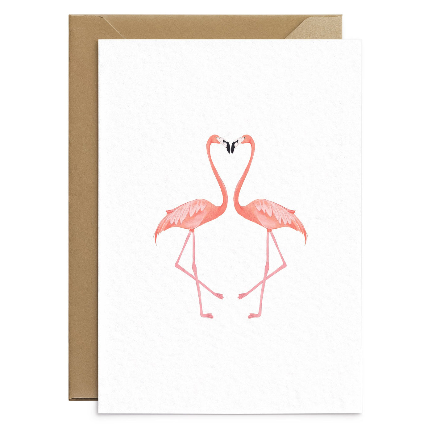 Flamingos Card Blank - Poppins & Co.