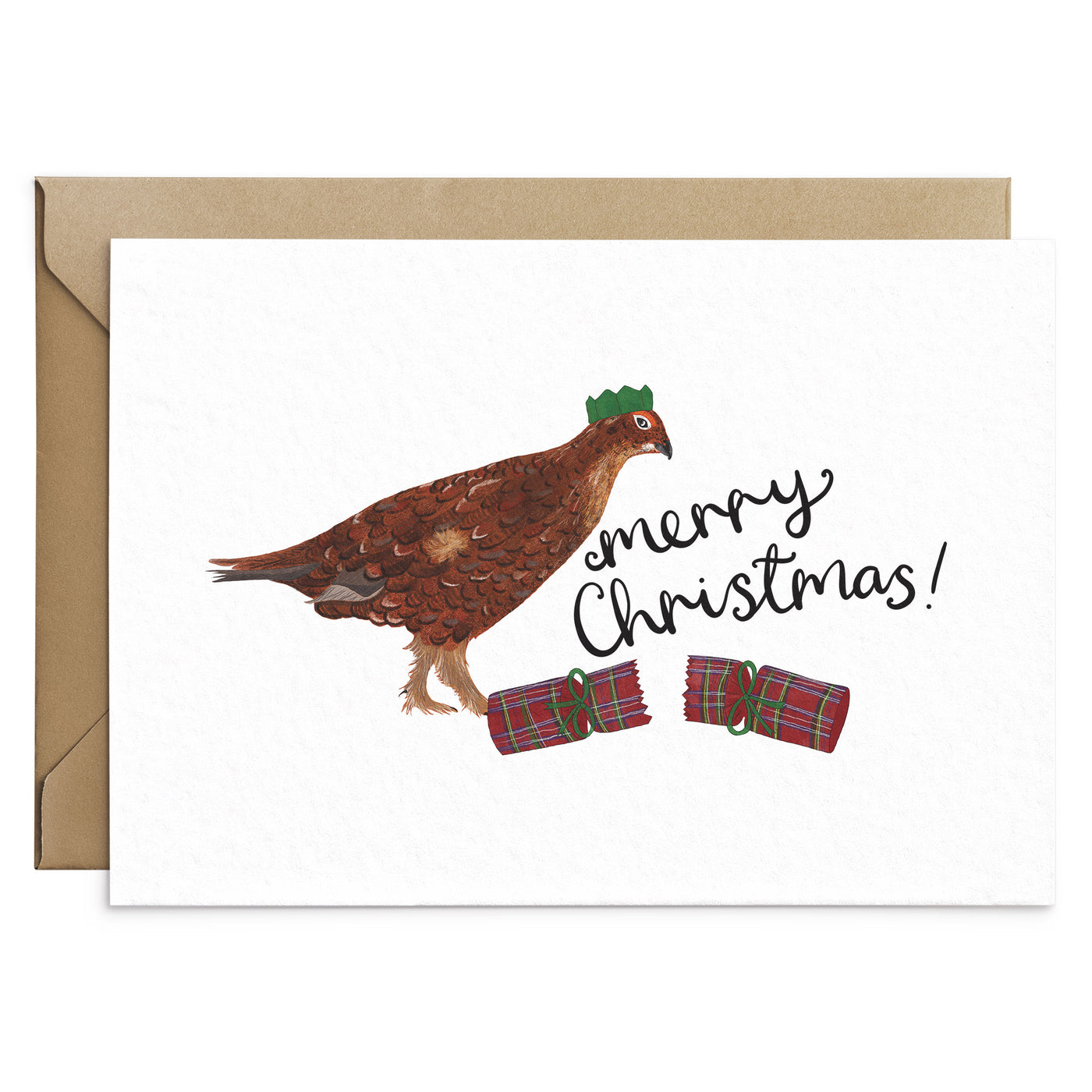 Grouse Christmas Card - Poppins & Co.