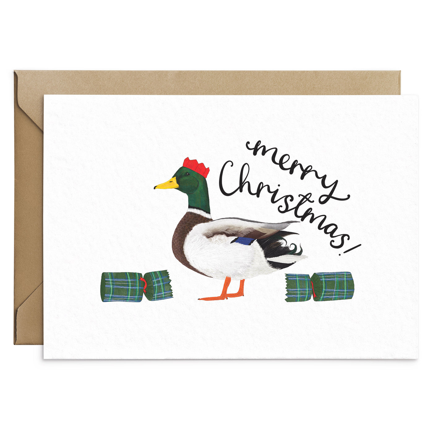 Cute Duck Christmas Card - Poppins & Co.