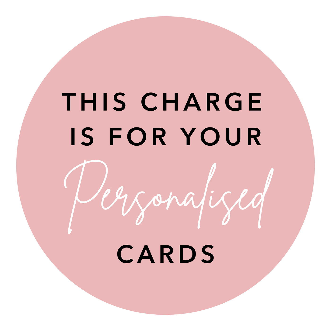 Personalised Card Fee - Set