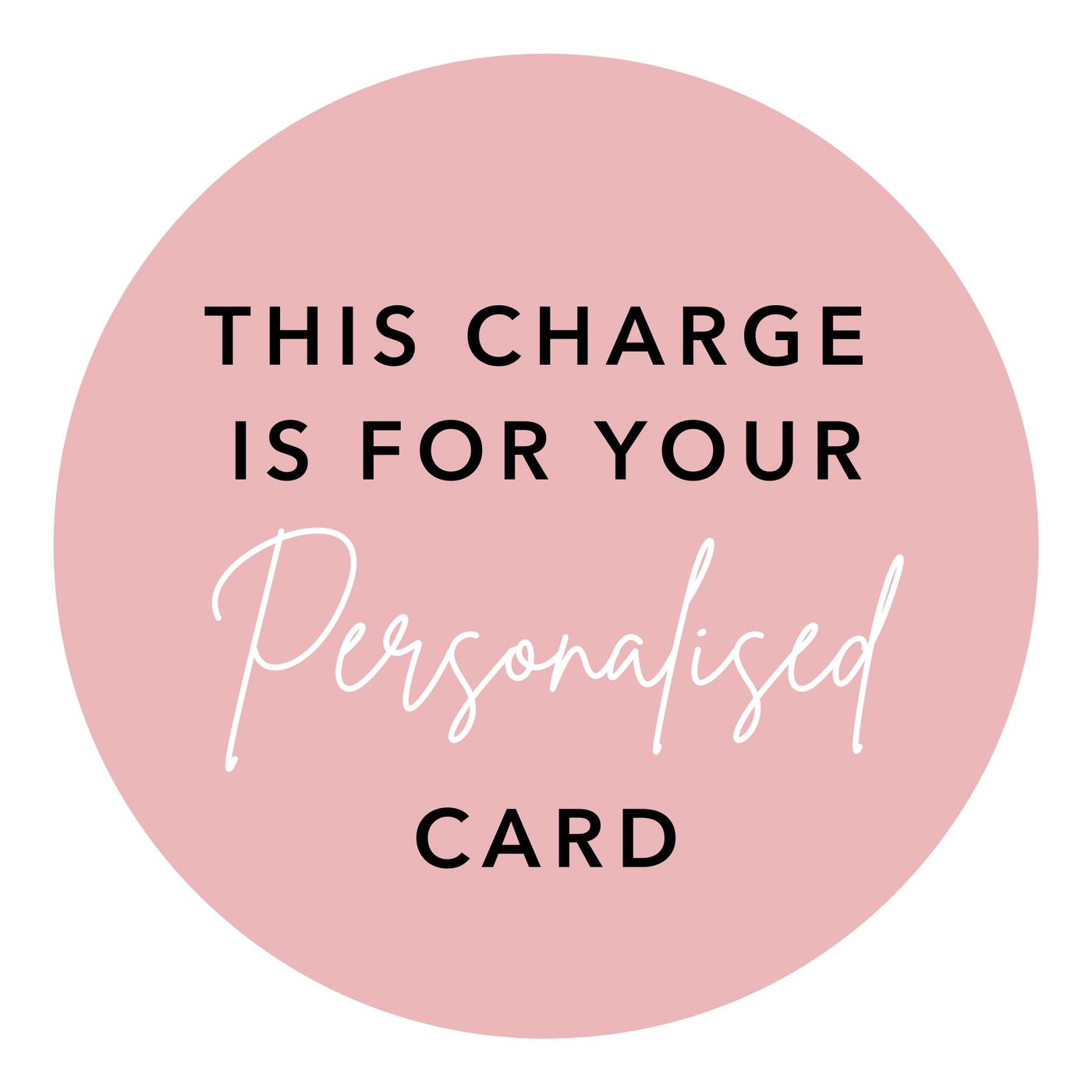 Personalised Card Fee