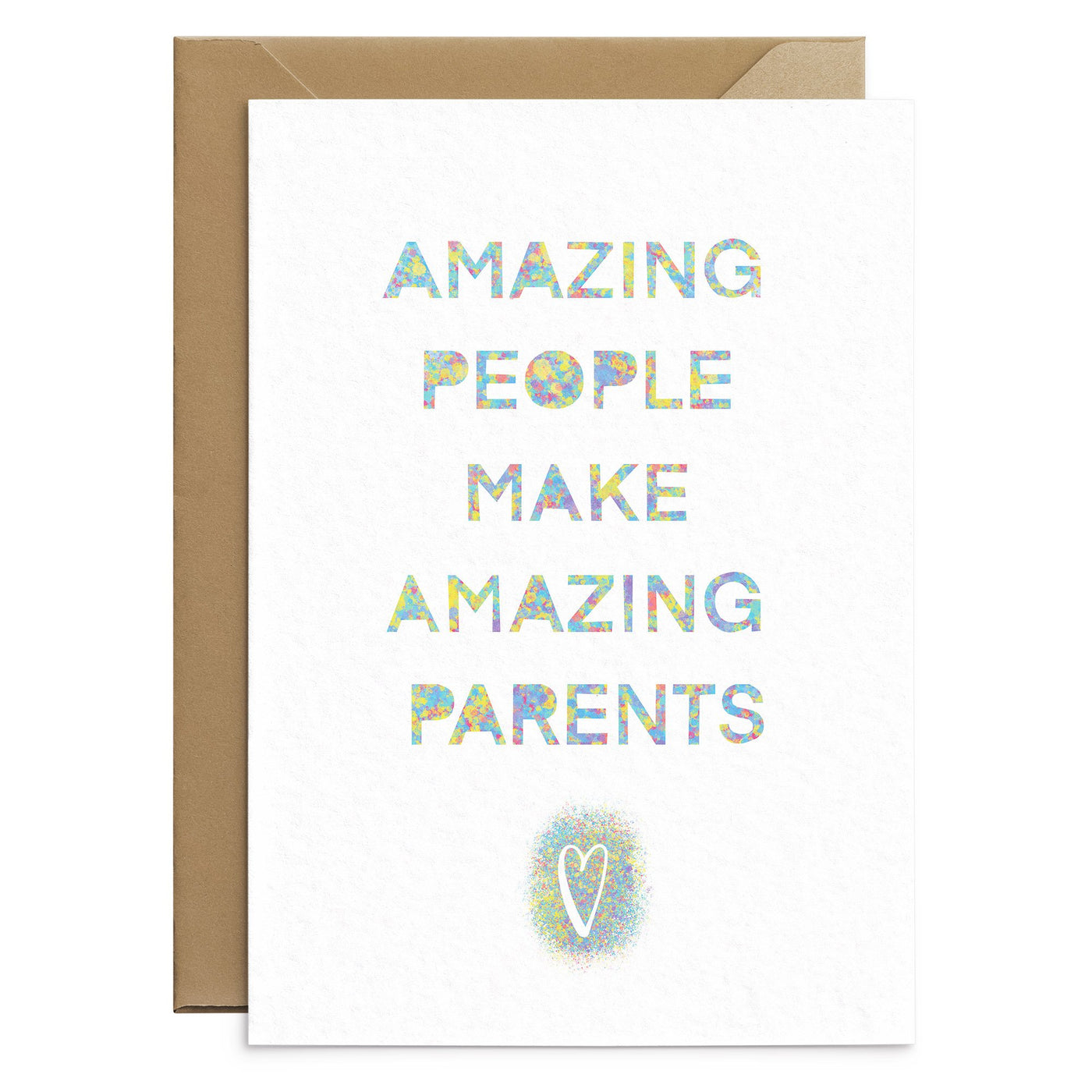 Amazing People Make Amazing Parents Card - Poppins & Co.