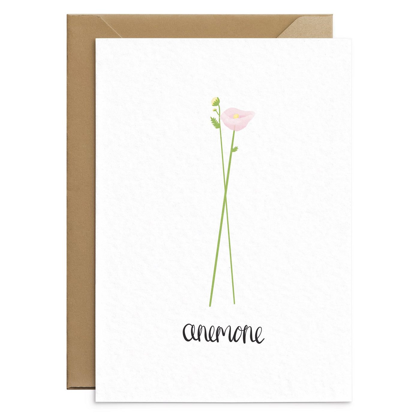 Anemone Note Card - Poppins & Co.