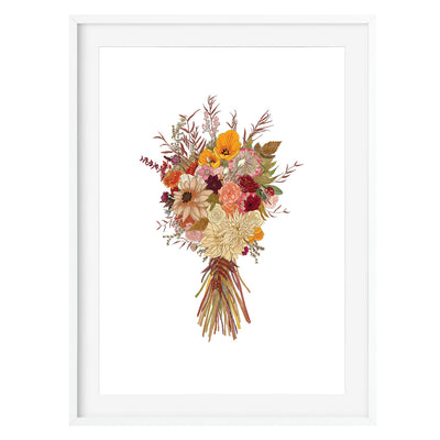 Autumn Bouquet Floral Art Print - Poppins & Co.