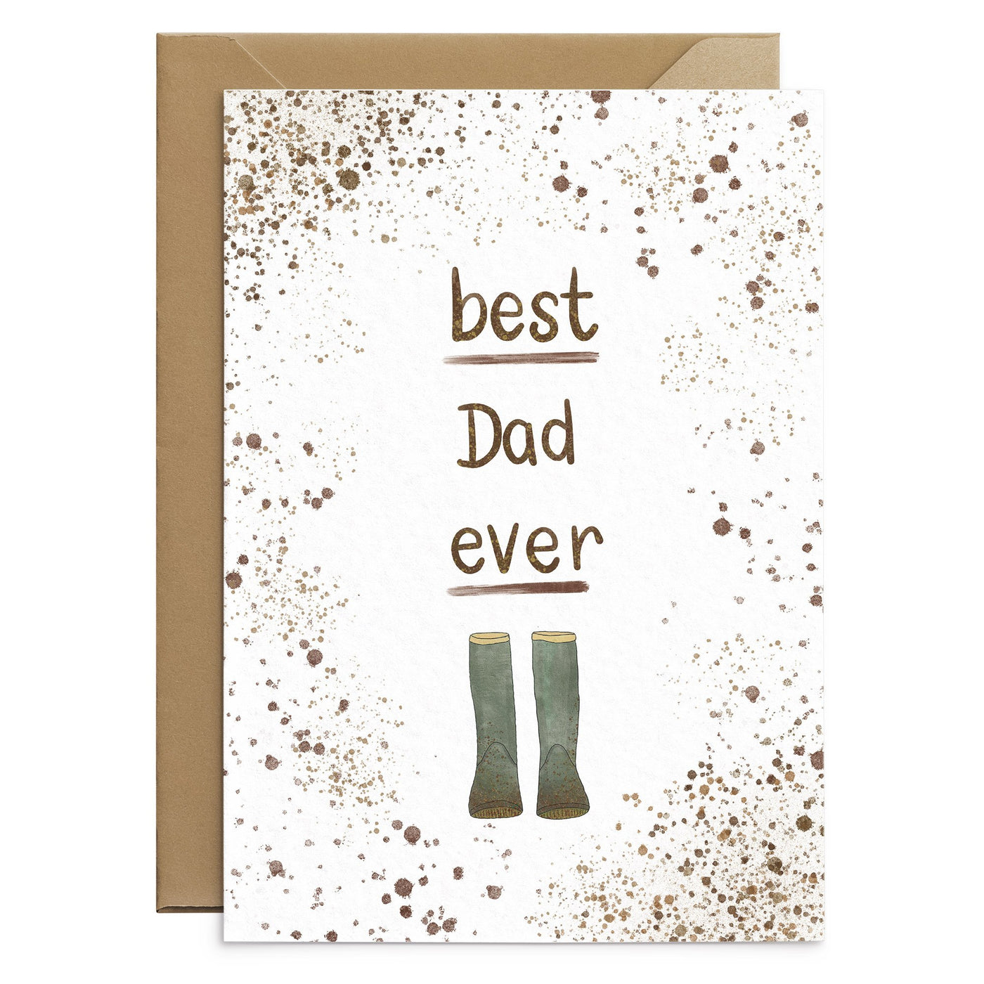 Muddy Wellies - Fathers Day Cards - Poppins & Co.