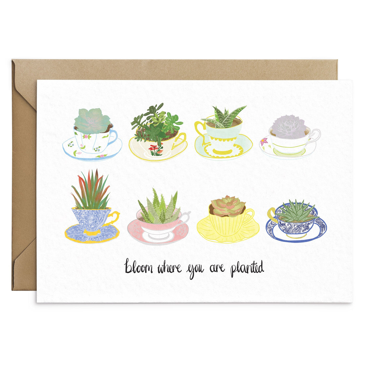 Bloom Where You Are Planted Card - Poppins & Co.