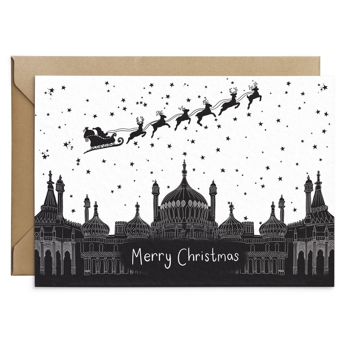 Brighton Pavilion Christmas Card - Poppins & Co.