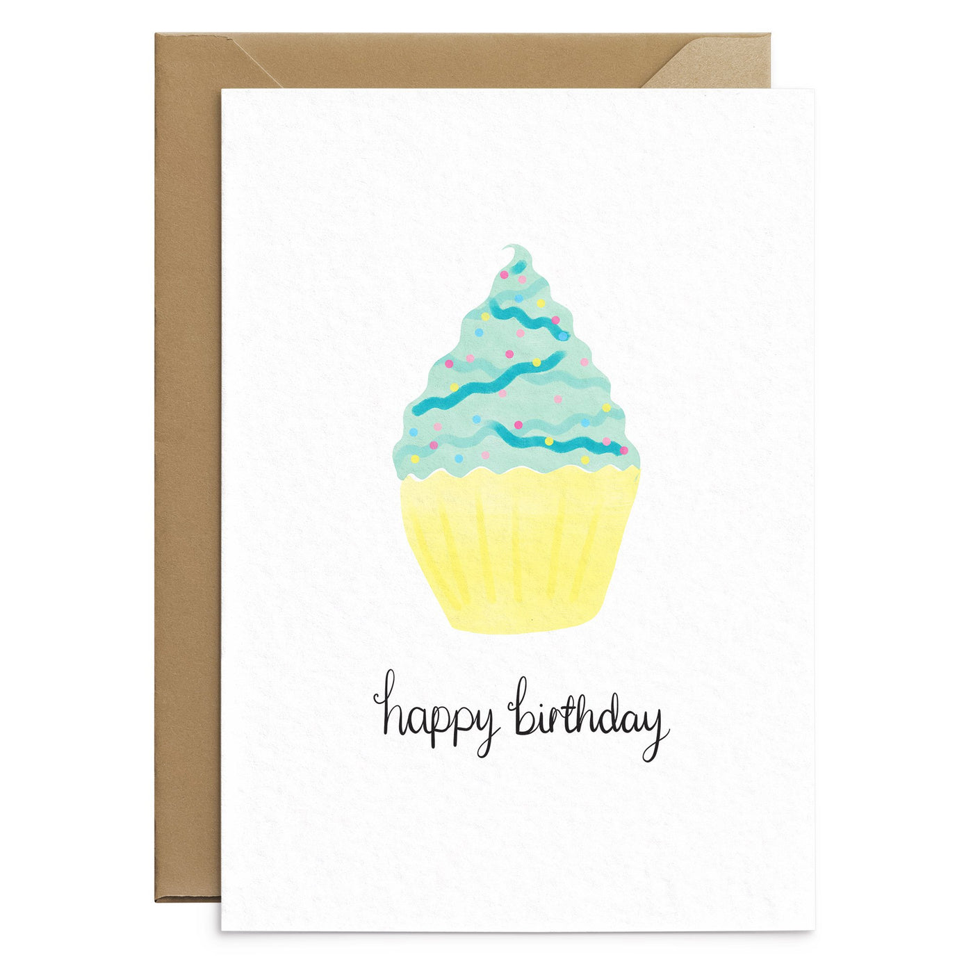 Bubblegum Cupcake Birthday Card - Poppins & Co.