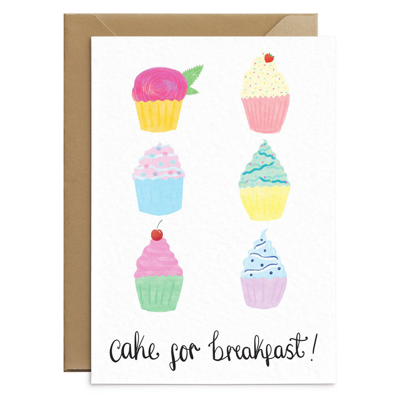 Funny Cupcake Greetings Card - Poppins & Co.