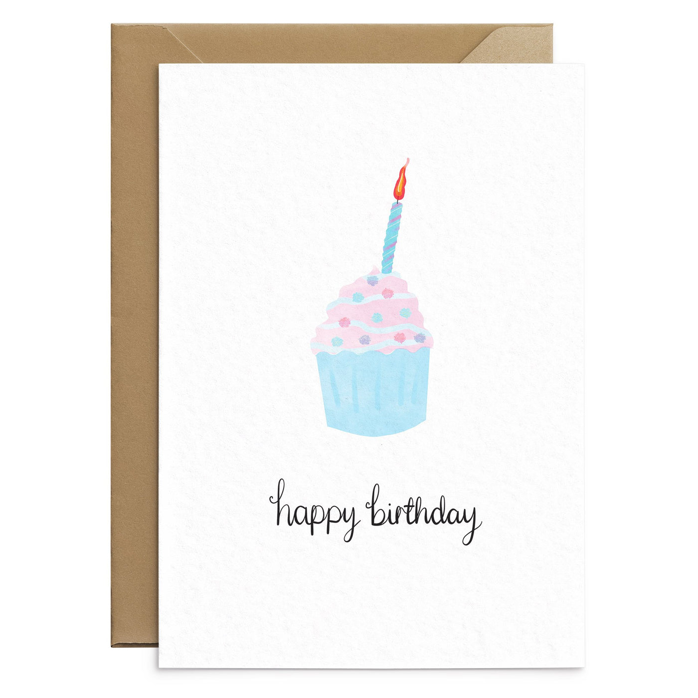 Cute Cupcake Birthday Card - Poppins & Co.