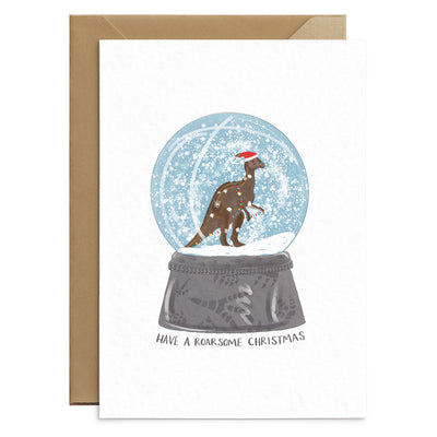 parasaurolophus-christmas-card-set-snow-globe-poppins-and-co