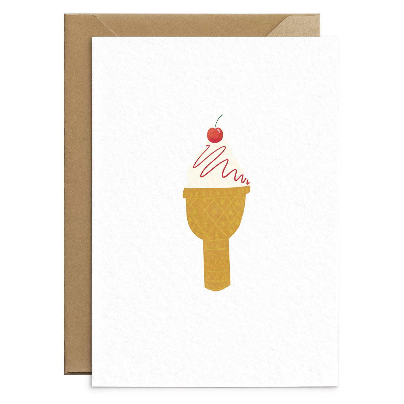 Cherry Ice Cream Card - Poppins & Co.
