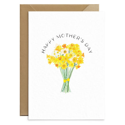 Spring Daffodils Mothers Day Card - Poppins & Co.