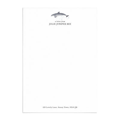 Dolphin Writing Paper Set - Poppins & Co.