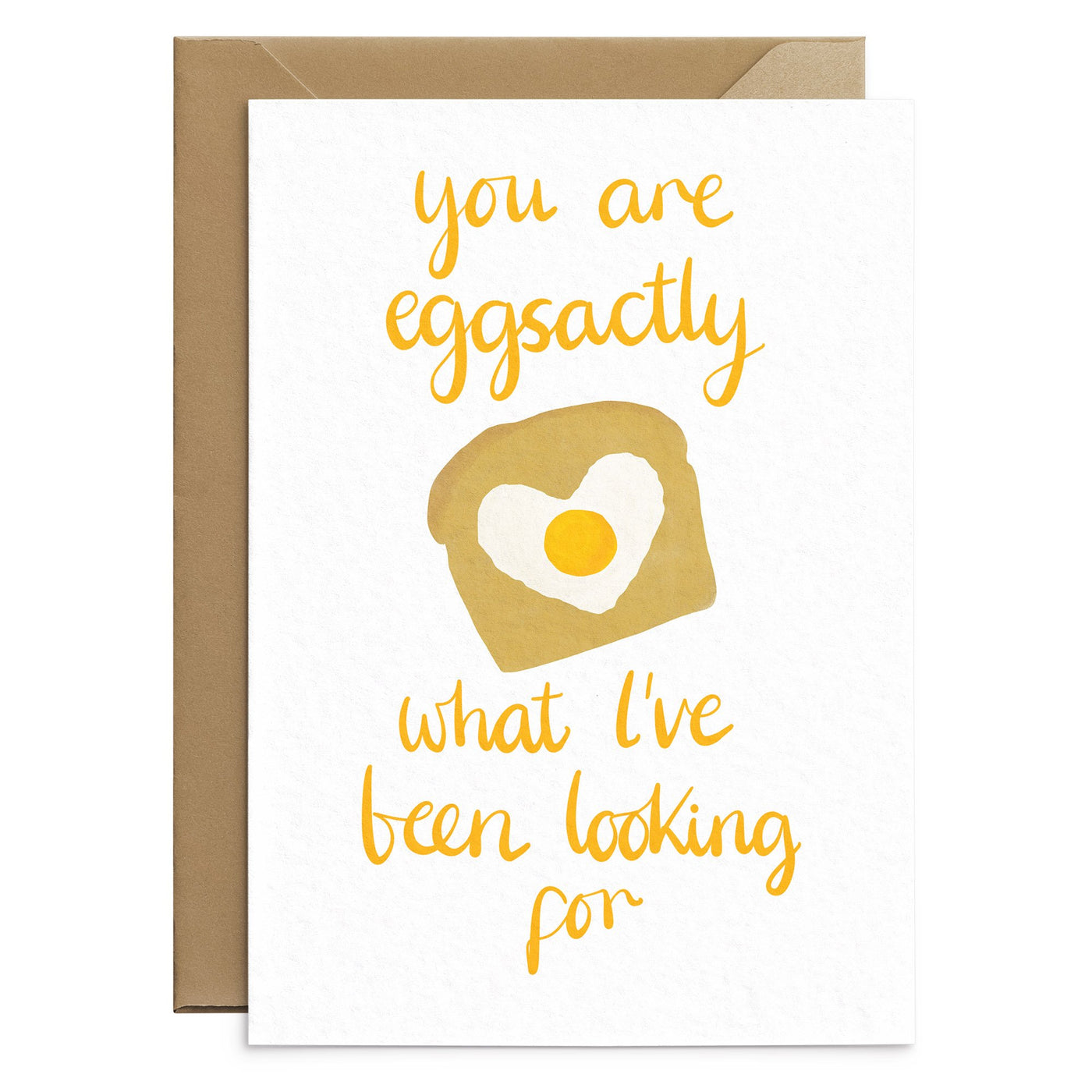Egg On Toast Pun Card - Poppins & Co.