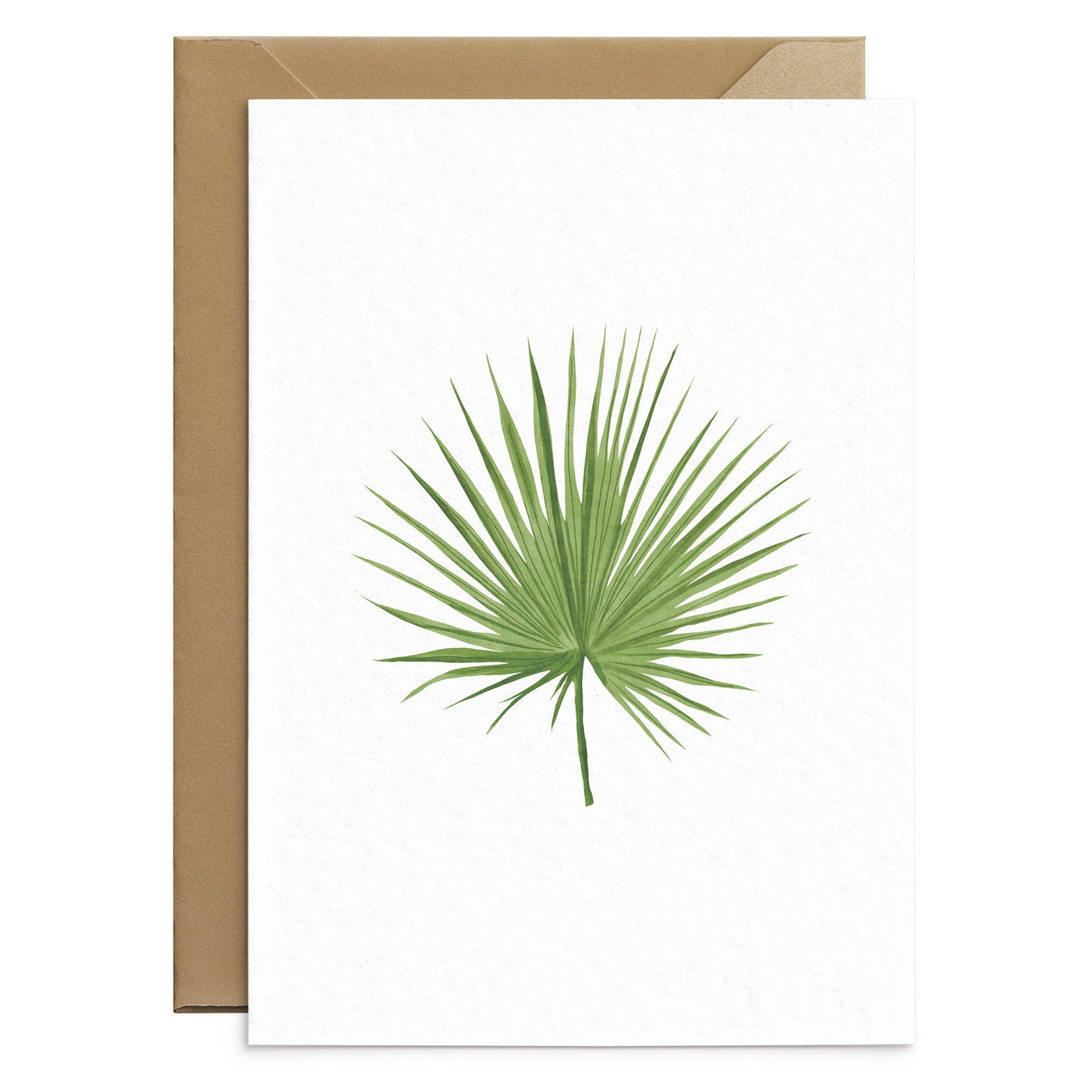 Botanical Fan Leaf Card - Poppins & Co.