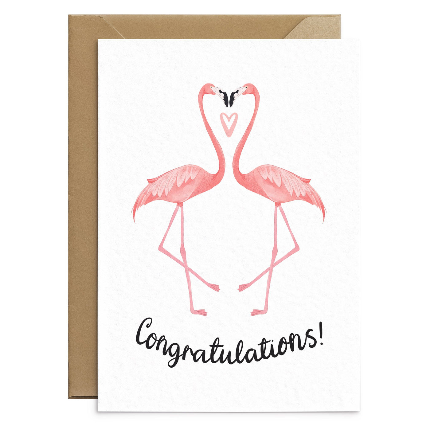 Flamingo Congratulations Card - Poppins & Co.