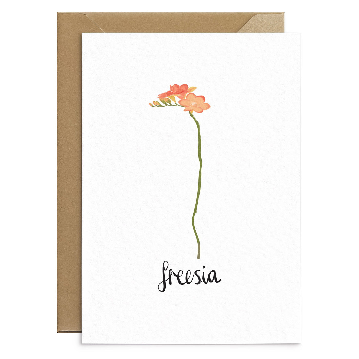 Freesia Note Card - Poppins & Co.