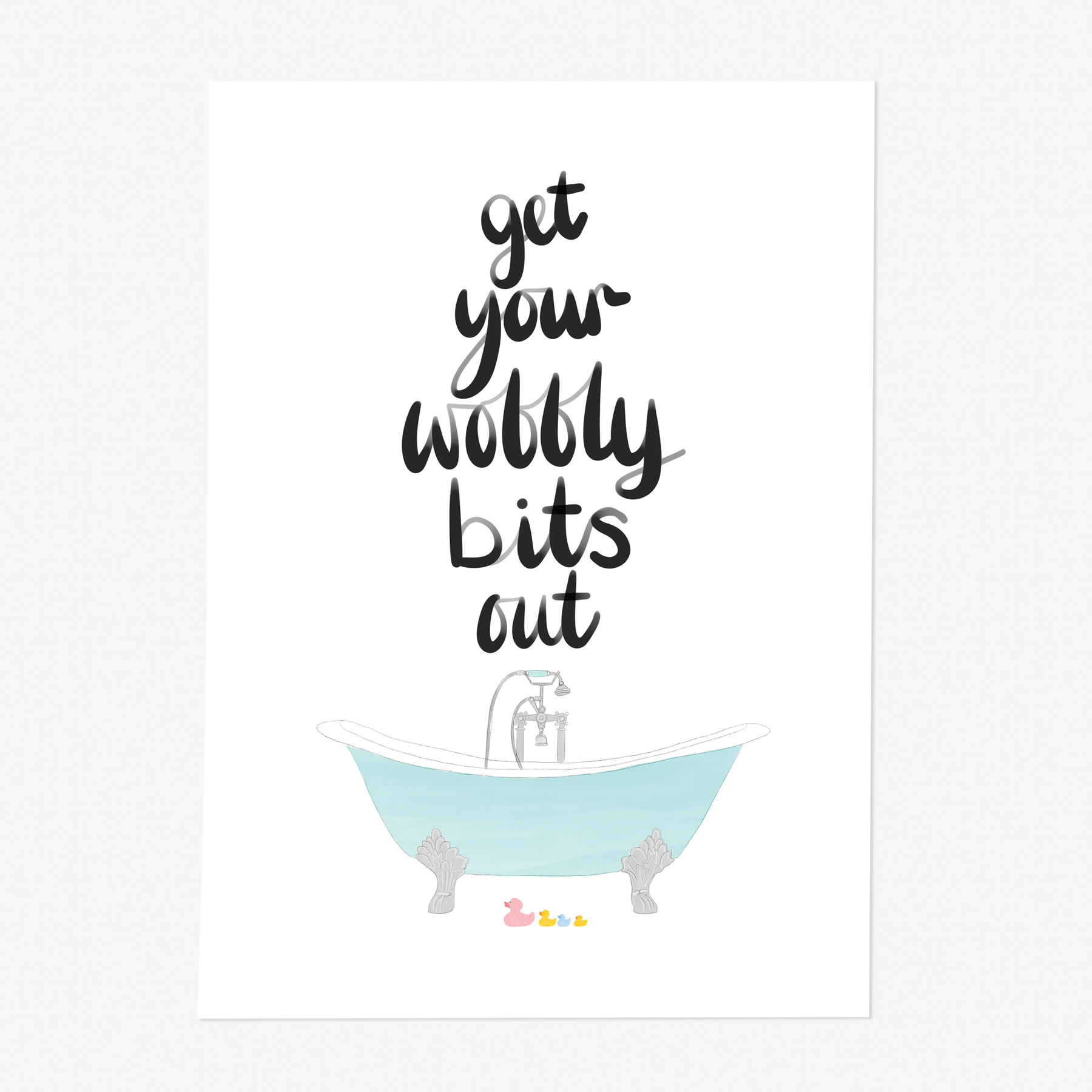 Wobbly Bits Funny Bathroom Art Prints Poppins Co wobbly-bits-funny-bathroom-art-prints-poppins-co