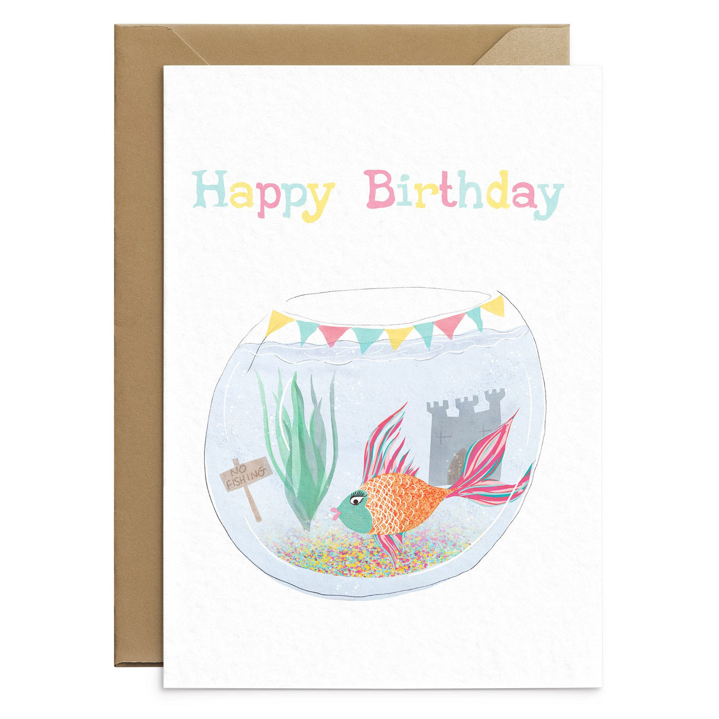Goldfish Birthday Card - Poppins & Co.