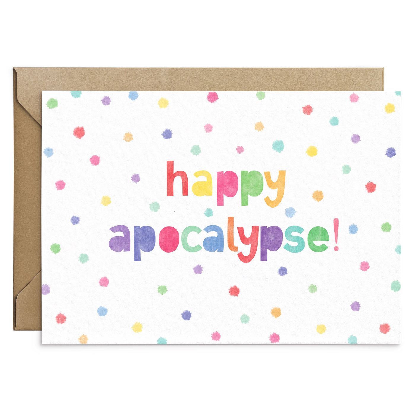 Happy Apocalypse Quarantine Card - Letters From Lockdown Collection - Poppins & Co.