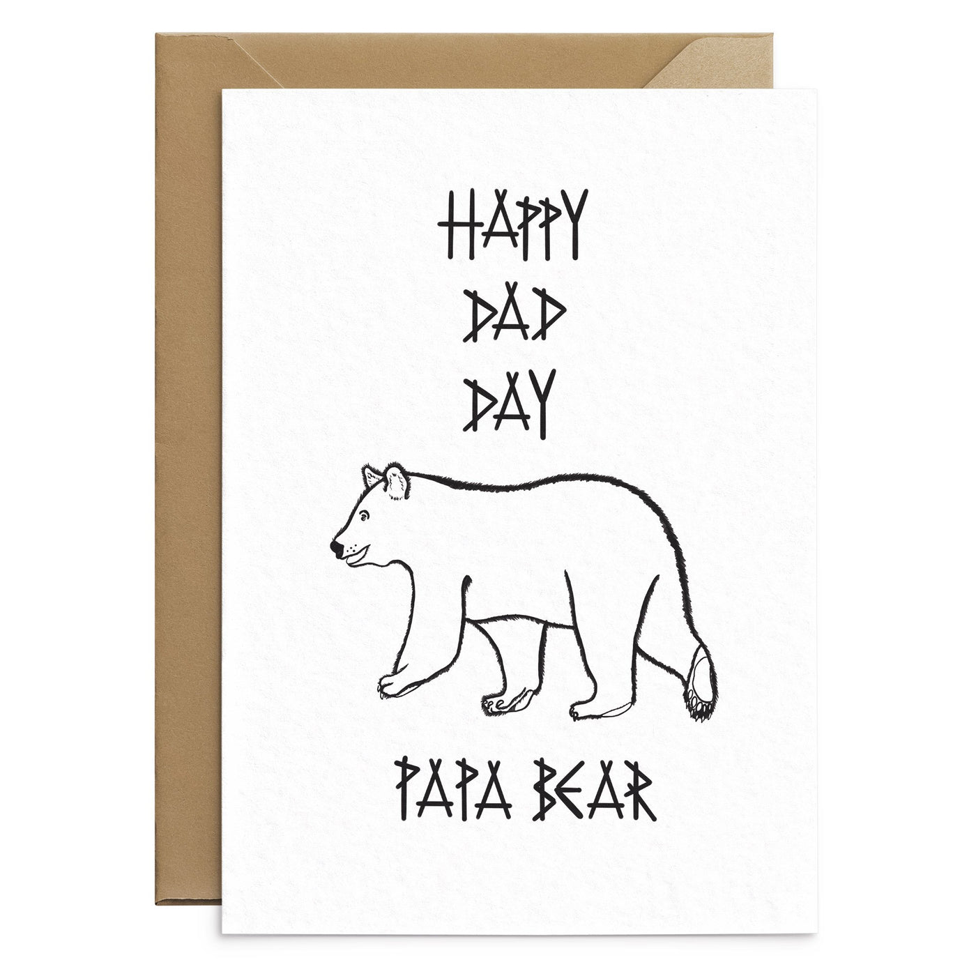 Papa Bear Fathers Day Card - Poppins & Co.