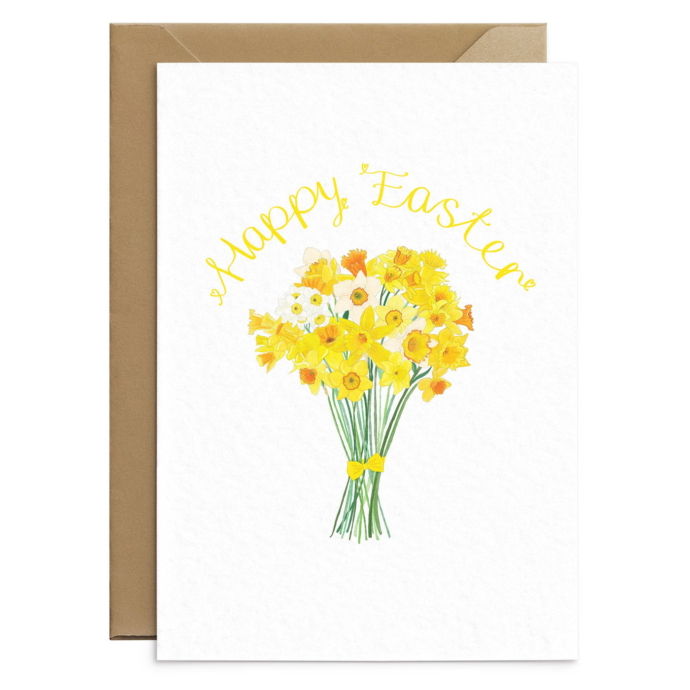 Happy Easter Daffodils Card - Poppins & Co.