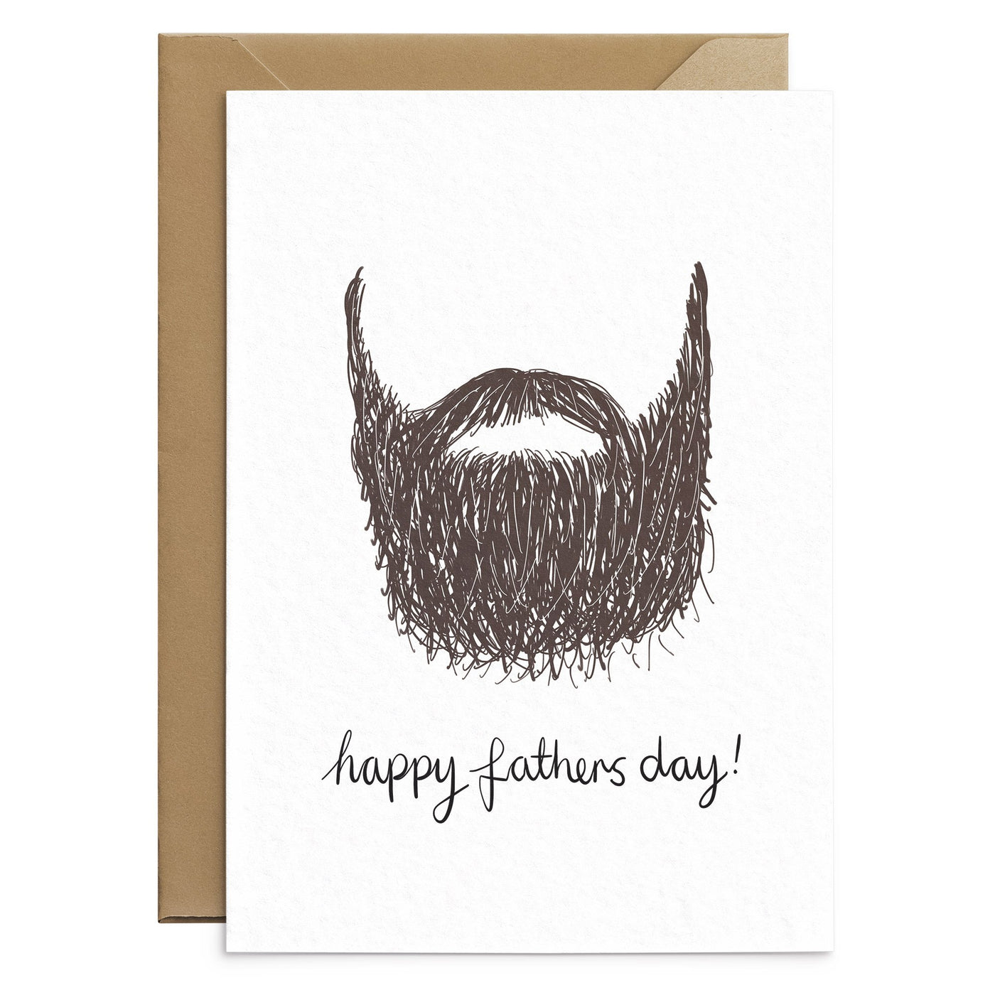 Beard Fathers Day Card - Poppins & Co.