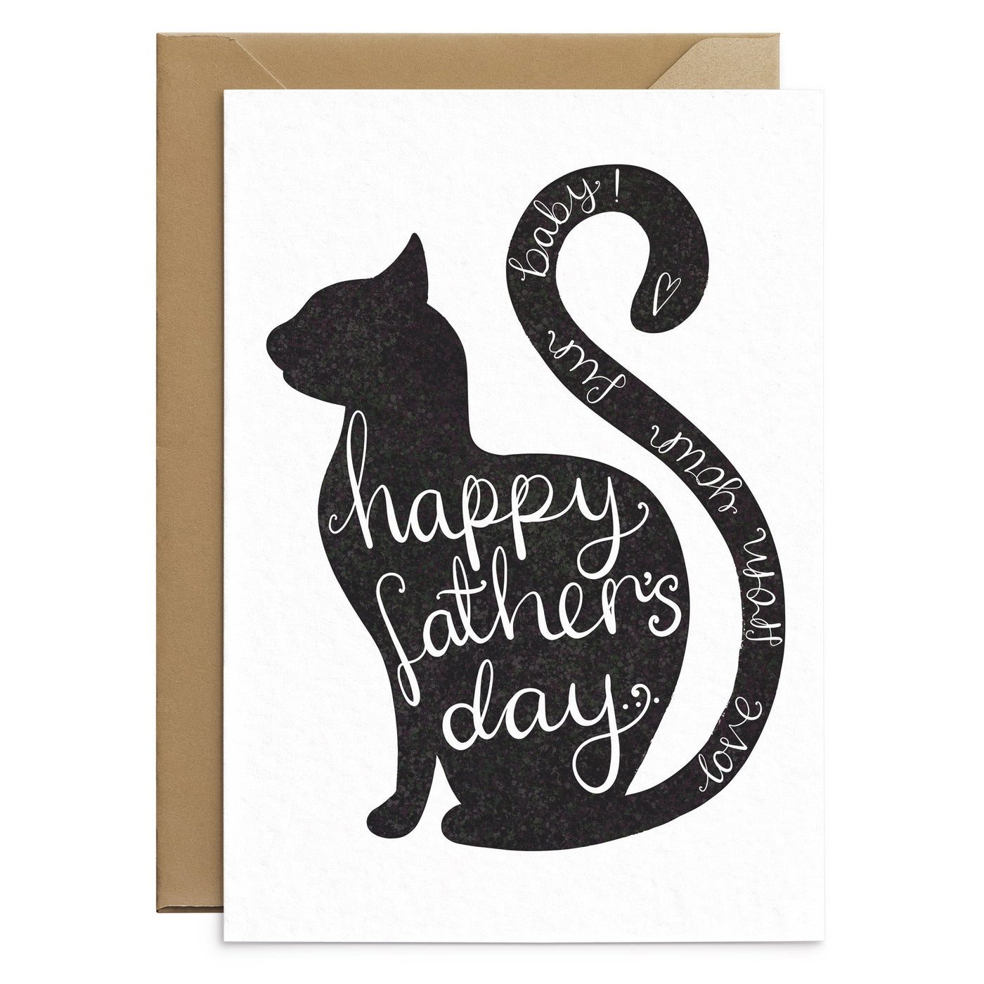 Happy Fathers Day From The Cat - Fathers Day Cards - Poppins & Co.