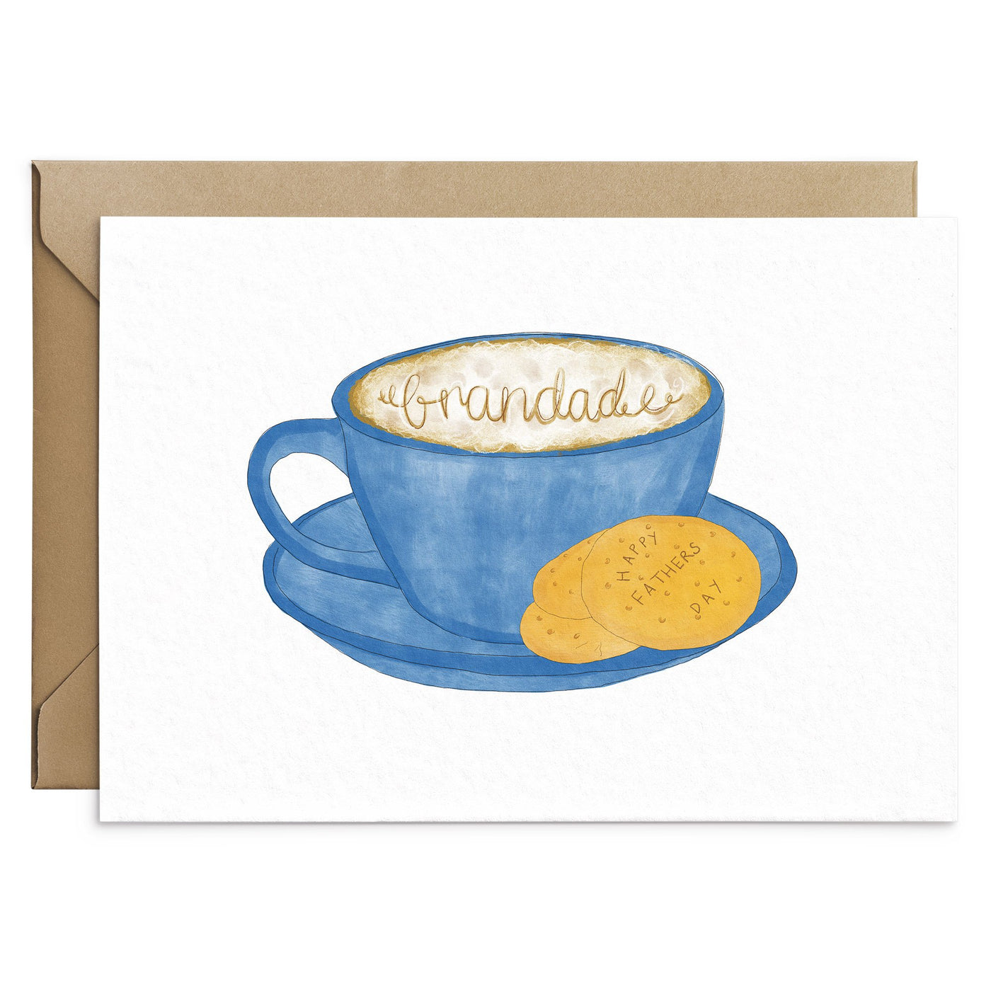 Grandad Biscuits Fathers Day Card - Poppins & Co.