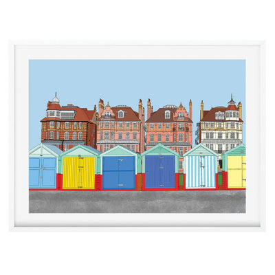 Brighton and Hove Art Print Colour - Poppins & Co.
