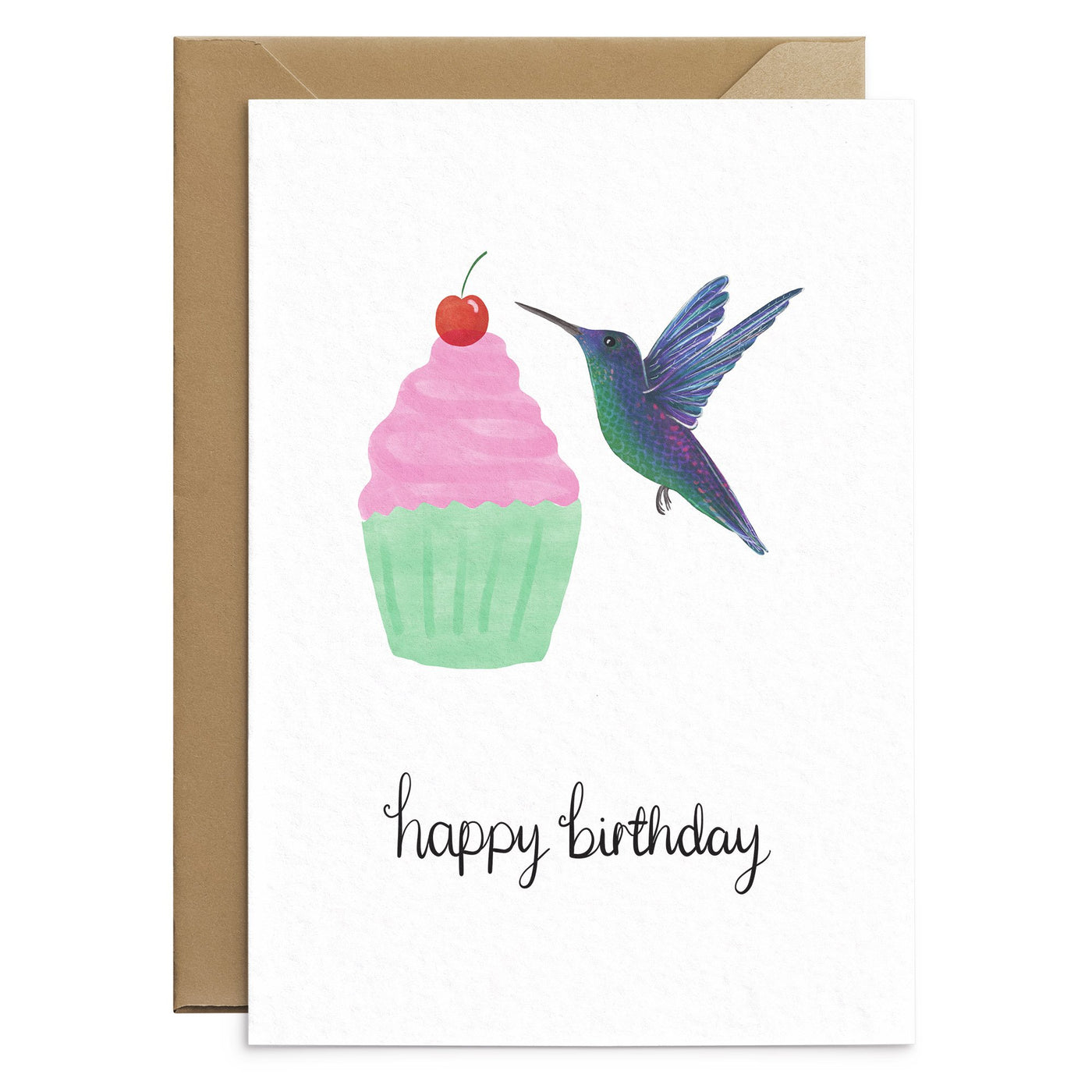 Hummingbird Birthday Card - Poppins & Co.