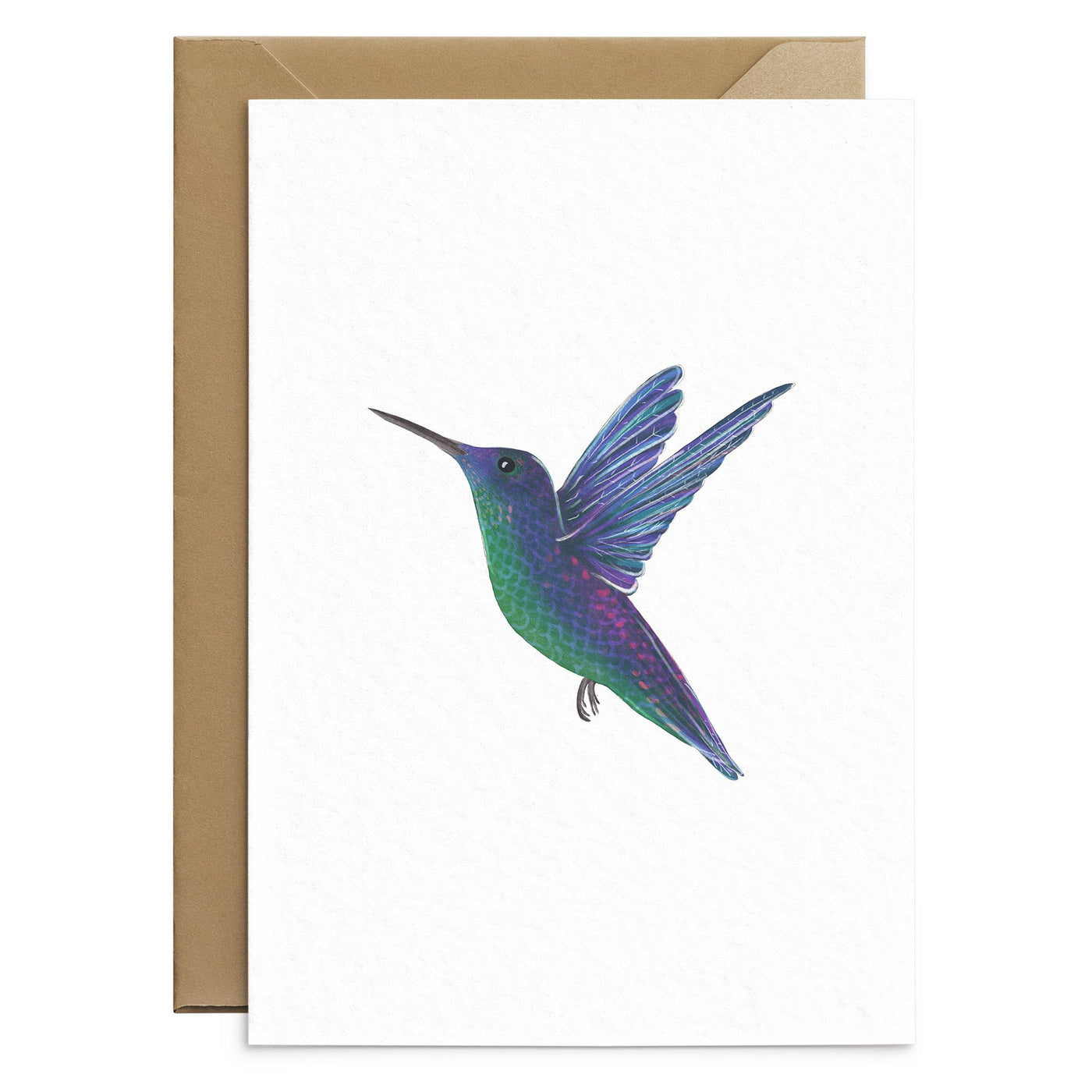 Hummingbird Card Blank - Poppins & Co.
