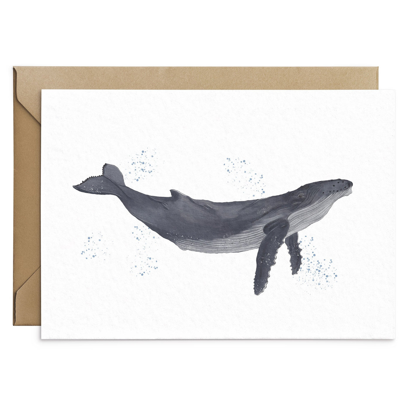 Humpback Whale Greeting Card - Poppins & Co.