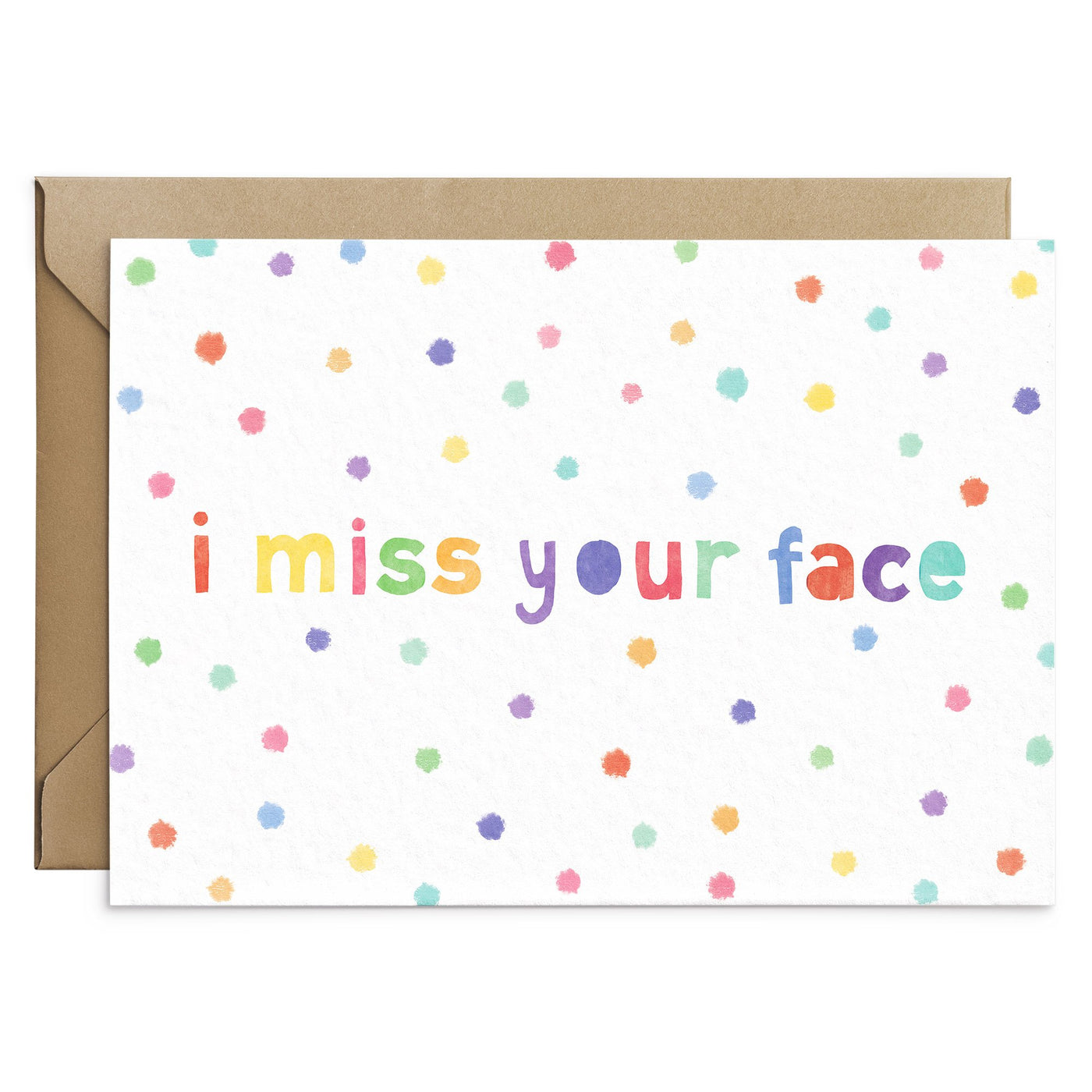 I Miss Your Face - Everyday Cards - Poppins & Co.